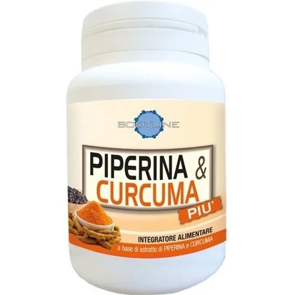 Bodyline Piperina & Curcuma Più 60 Capsule - Integratore Per Il Benessere Gastrointestinale-image