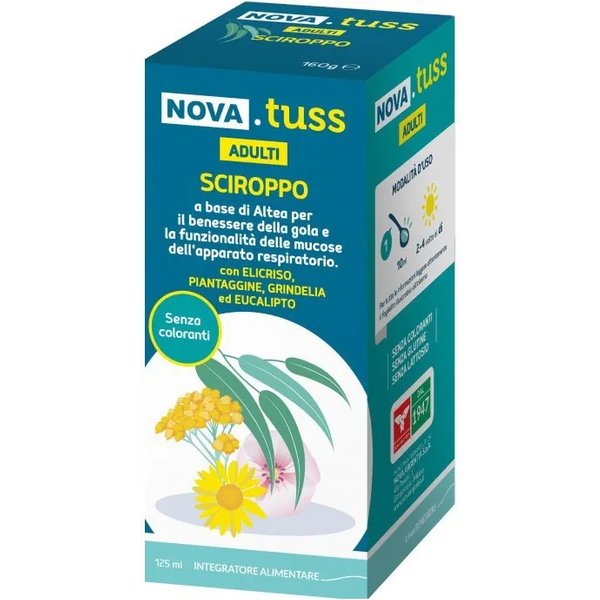 Nova Tuss Sciroppo 160 Gr - Integratore Per Le Vie Respiratorie-image