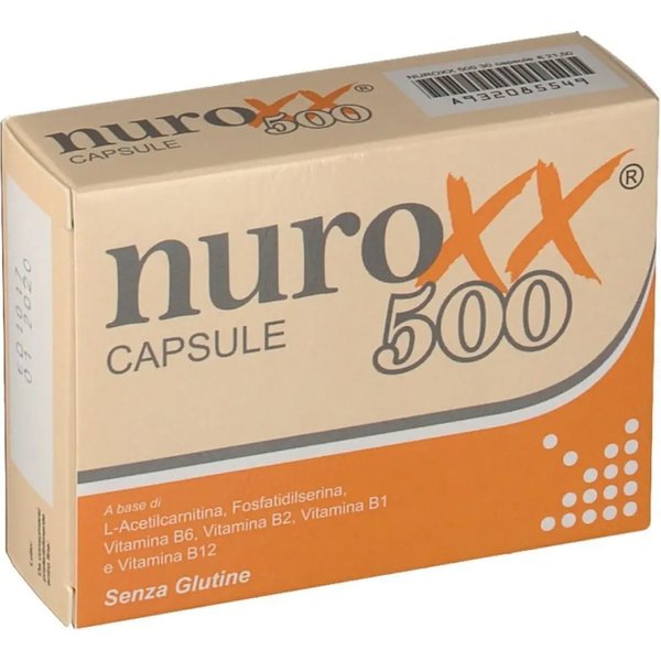Nuroxx 500 - Integratore Per Il Sistema Nervoso 30 Capsule-image