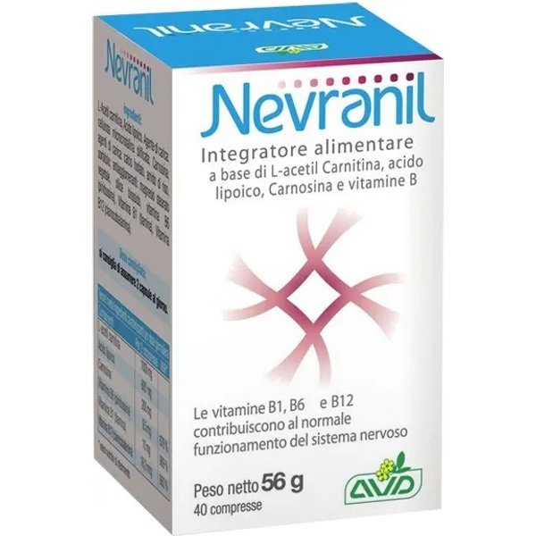 Nevranil 40 Compresse - Integratore Per Il Benessere Del Sistema Nervoso-image