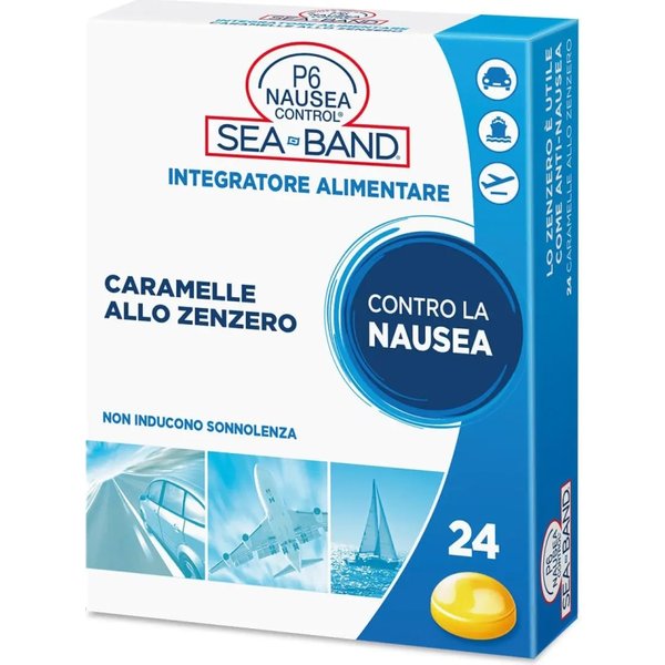 P6 Nausea Control 24 Caramelle - Integratore Contro La Nausea-image