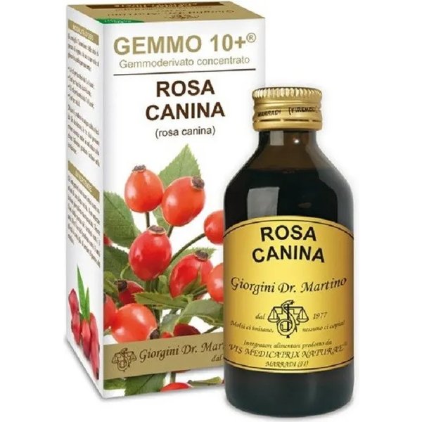Gemmo 10+ Rosa Canina 100 Ml - Integratore Per Le Difese Immunitarie-image