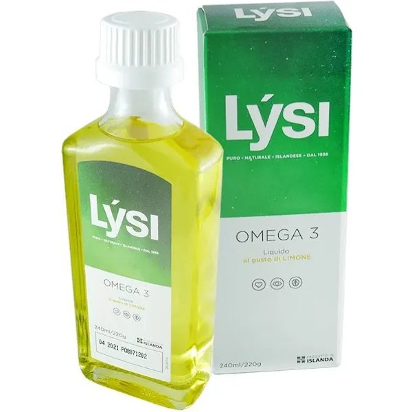 Omega 3 Liquido 240 Ml Gusto Limone - Integratore Per Il Benessere Cardiovascolare-image