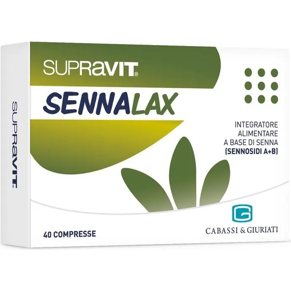 Supravit Sennalax 40 Compresse - Integratore Per Stipsi E Transito Intestinale-image
