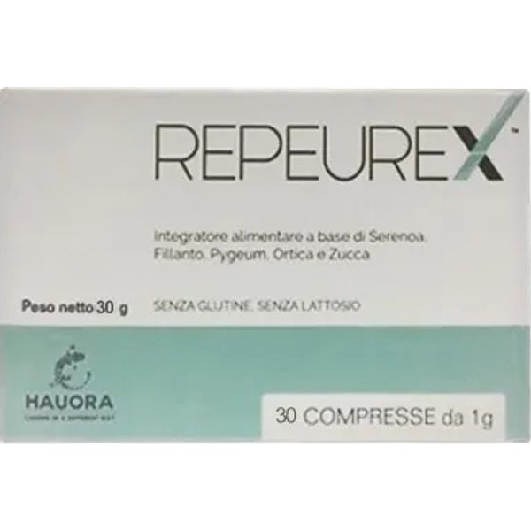 Repeurex 30 Compresse - Integratore Per La Funzionalità Delle Vie Urinarie E Della Prostata-image