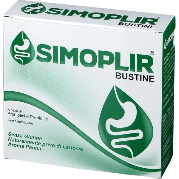 Simoplir 12 Bustine Da 4,5 Gr Gusto Panna - Integratore Per La Flora Intestinale-image