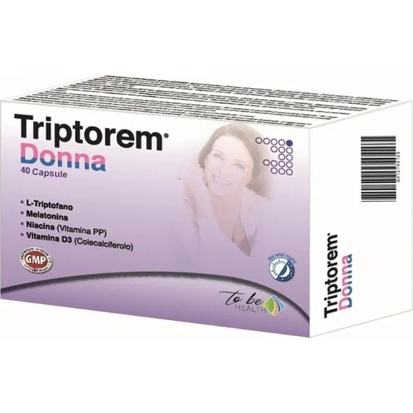 Triptorem Donna 40 Capsule - Integratore Contro I Disturbi Della Menopausa-image