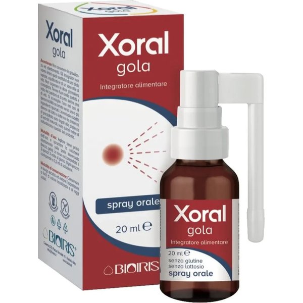 Xoral Gola Spray Da 20 Ml - Integratore Per Le Vie Respiratorie-image