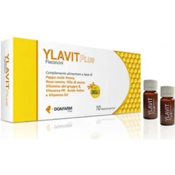 Ylavit Plus 10 Flaconi Da 10 Ml - Integratore Multivitaminico-image