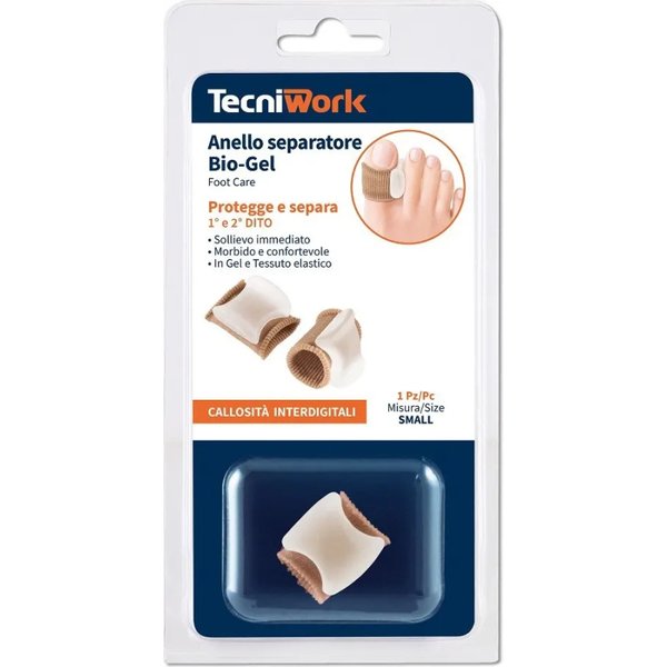 Tecniwork Anello Separatore Bio-Gel Per Proteggere E Separare 1° E 2° Dito - Taglia S-image