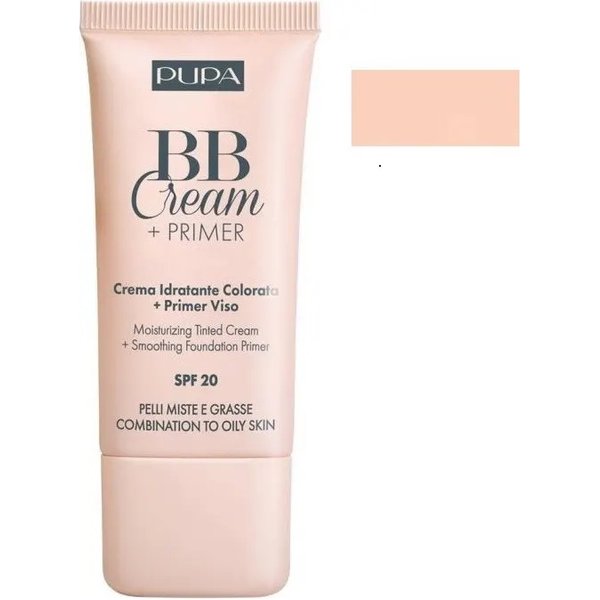 Pupa BB Cream + Primer Per Pelli Miste E Grasse N. 001 Nude-image