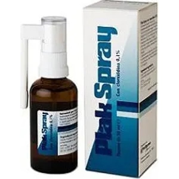 Plak Spray Clorexidina 0,1% - Spray Per Il Cavo Orale 50 Ml-image