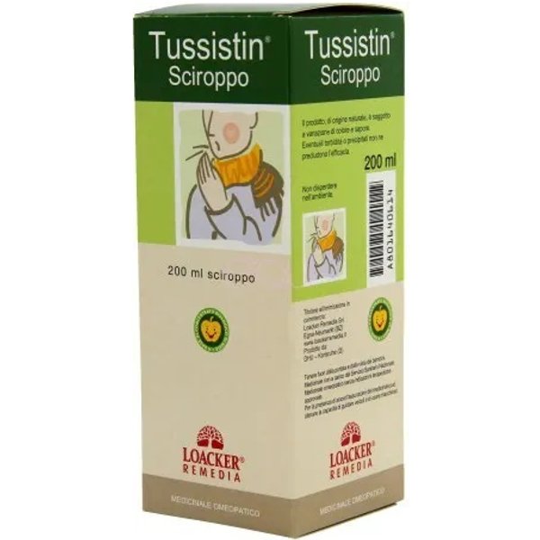 Tussistin Sciroppo - Farmaco Omeopatico 200 Ml-image