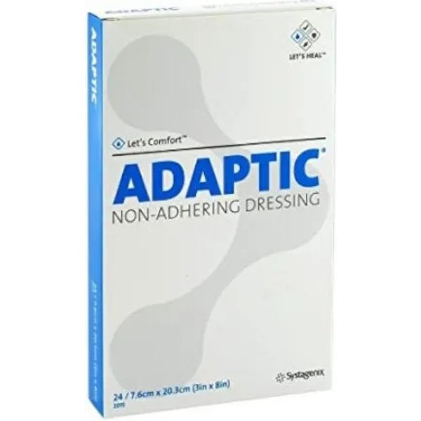 Adaptic Med - 10 Medicazioni Non Aderenti 7,6 X 20,3 Cm-image