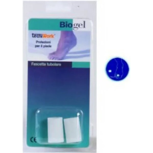 Tecniwork 2 Fascette Tubolari Bio-Gel Per La Protezione Delle Dita - Taglia L-image