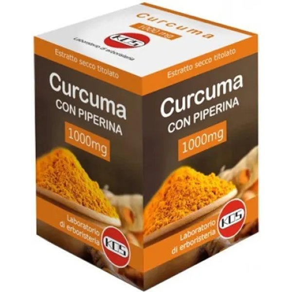 Kos Curcuma + Piperina 1G 30 Compresse - Per Il Benessere Dell'organismo-image