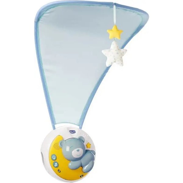 Chicco Next To Moon 3 In 1 - Giostrina Proiettore Azzurro-image