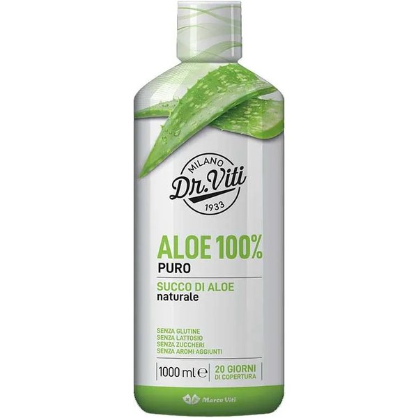 Marco Viti Aloe 100% Puro 1000 Ml - Integratore Per La Funzione Epatica-image