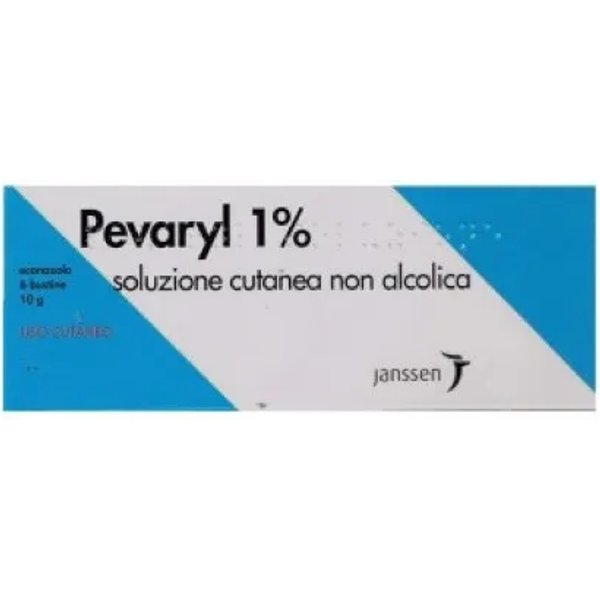Pevaryl 1% - Soluzione Cutanea Non Alcolica Per Terapia Delle Micosi 6 Bustine Da 10 Gr-image