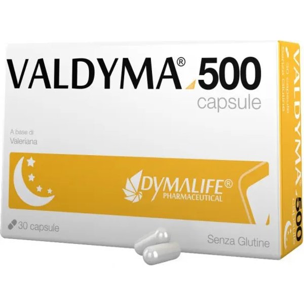 Valdyma 500 - Integratore Per Sonno E Stress 30 Capsule-image
