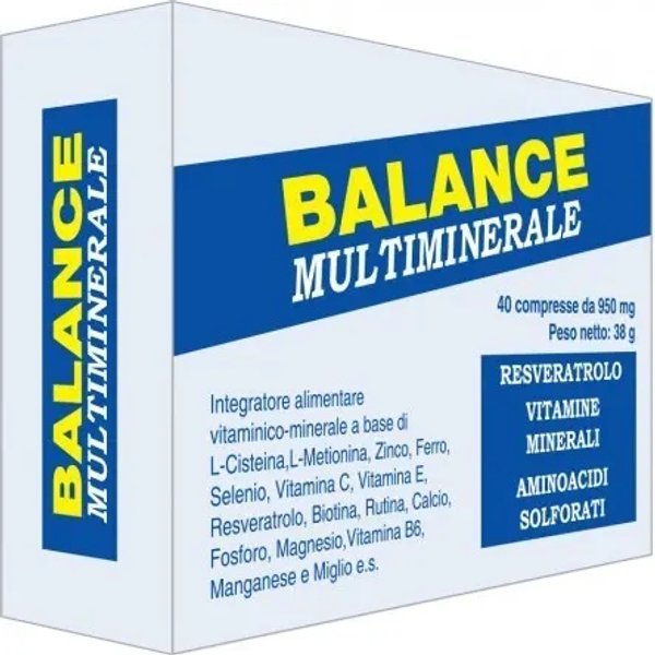 Balance Multiminerale 40 Tavolette - Integratore Multivitaminico-image