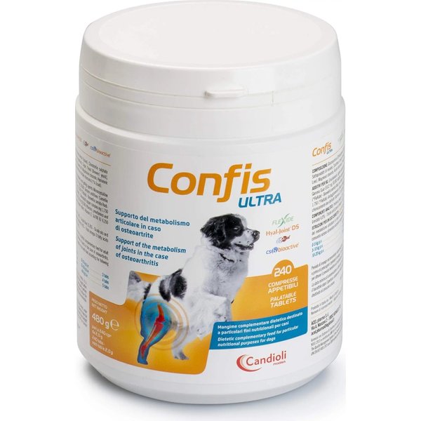 Candioli Confis Ultra 240 Compresse - Mangime Complementare Dietetico Per Cani-image