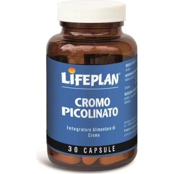 Cromo Picolinato 30 Capsule - Integratore Per I Livelli Di Glicemia-image