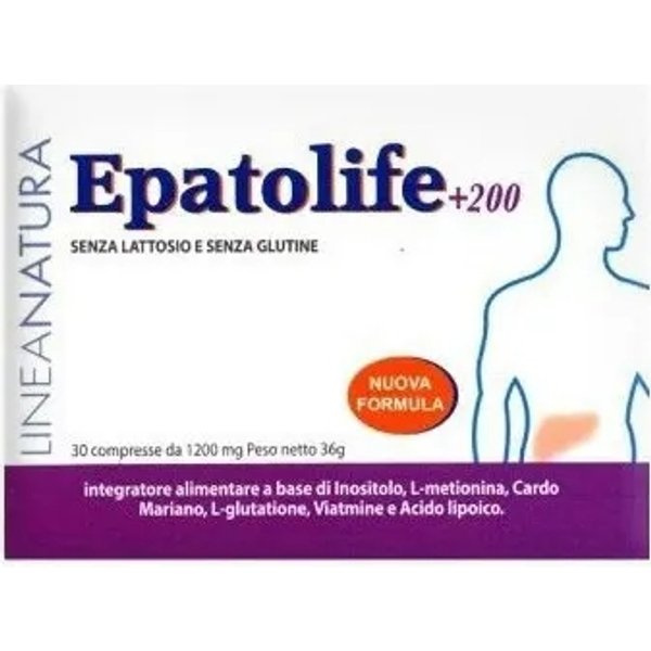 Epatolife+200 - Integratore Per Il Fegato 30 Compresse-image