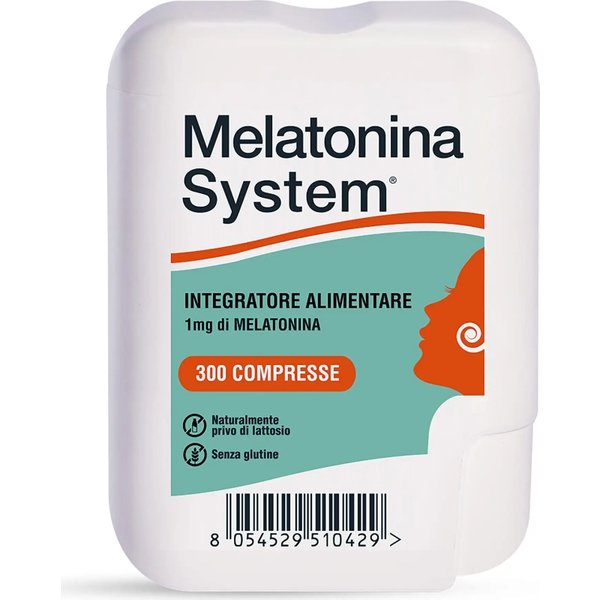 Melatonina System 300 Compresse - Integratore Per Il Sonno-image