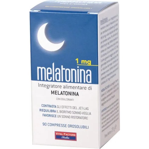 Melatonina 1 Mg - Integratore Per Il Sonno 90 Compresse-image