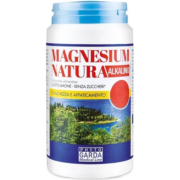 Magnesium Natura Alkalino 150 G Gusto Limone - Integratore Per La Stanchezza E L'affaticamento-image