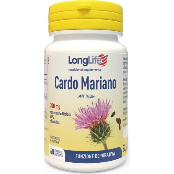 Longlife Cardo Mariano 60 Capsule - Integratore Per Il Benessere Dell'organismo-image