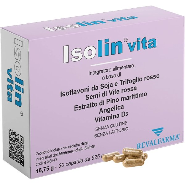 Isolin Vita 30 Capsule - Integratore Per La Menopausa-image