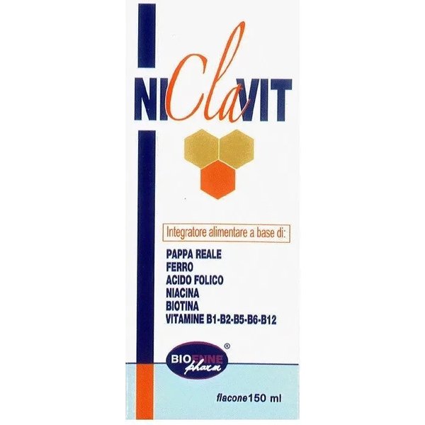 Niclavit Sciroppo 150 Ml - Integratore Tonico Energizzante-image