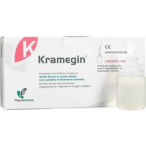 Pharmextracta Kramegin - Lavanda Vaginale 5 Flaconcini 100 Ml-image