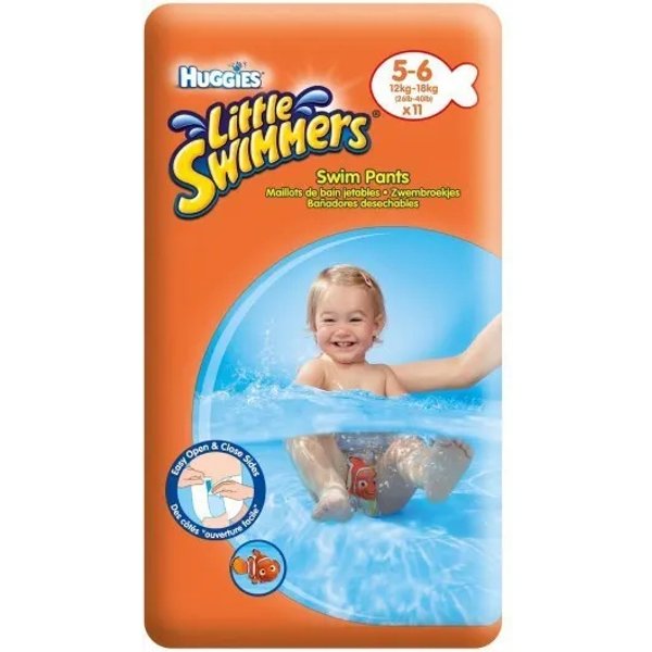 Huggies Little Swimmers - 11 Pannolini Costumino Taglia L 14+ Kg-image