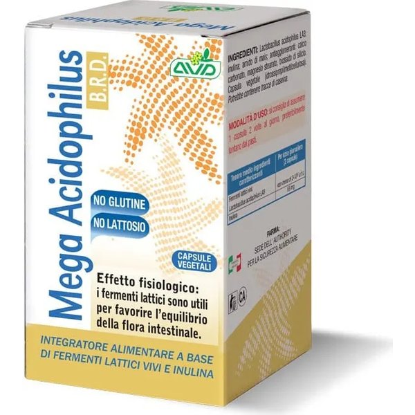 Mega Acidophilus 75 Capsule - Integratore Di Fermenti Lattici-image