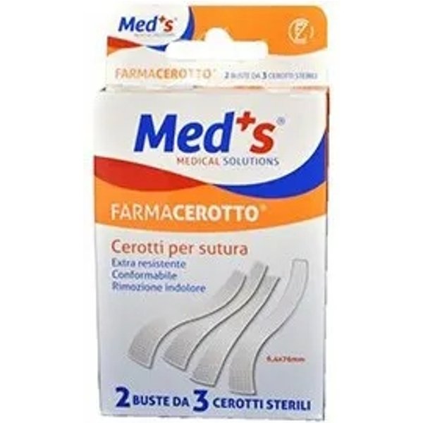 Cerotto Per Sutura Meds Farmacerotto - Cerotto Sutura 6,4 Mt X 7,6 Cm-image