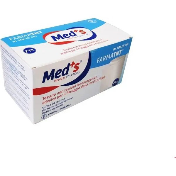 Cerotto In Tnt Meds Farmatnt - Cerotto Per Fissaggio Medicazione 10 Mt X 15 Cm-image