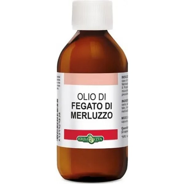Olio Di Fegato Di Merluzzo 100 Ml - Integratore Per Il Benessere Dell'organismo-image