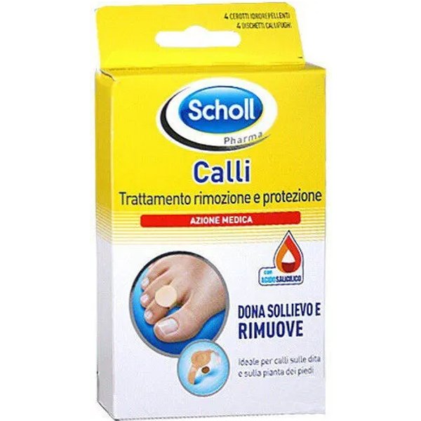 Scholl Calli - 4 Cerotti Idrorepellenti + 4 Dischetti Callifughi-image