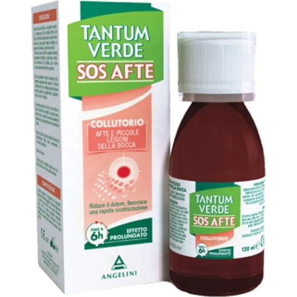 Tantum Verde Sos Afte - Collutorio Afte E Piccole Lesioni Della Bocca 120 Ml-image