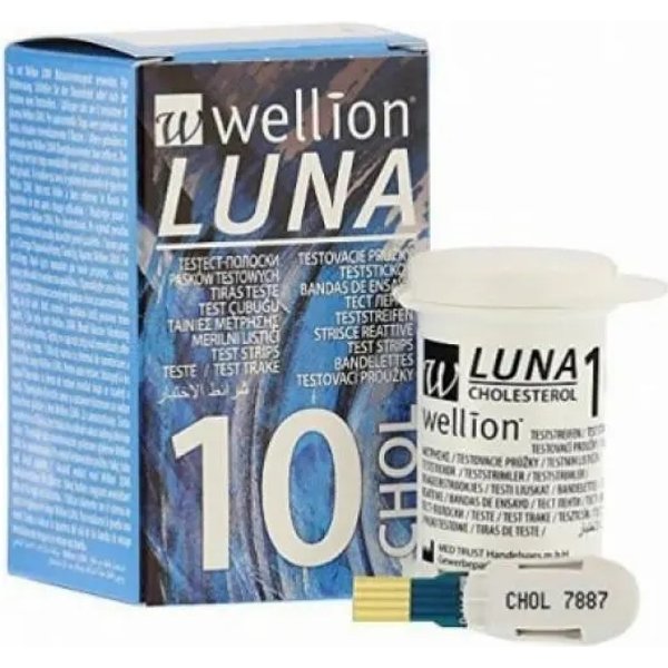 Wellion Luna - 10 Strisce Reattive Per Colesterolo-image