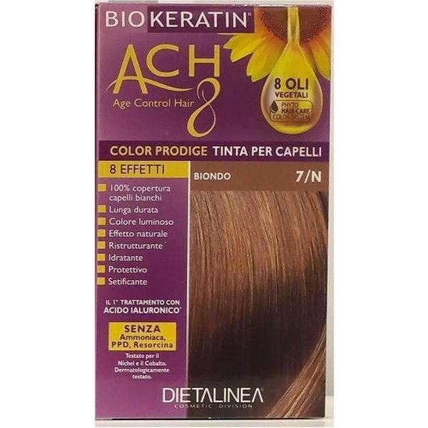 Dietalinea Biokeratin Ach 8 Color Prodige - Tinta N.7/N Biondo-image