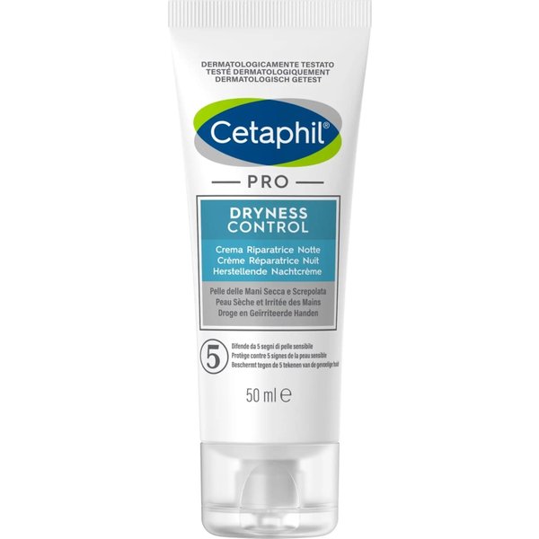 Cetaphil Pro Dryness Control - Crema Riparatrice Per Le Mani Notte 50 Ml-image