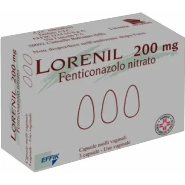 Lorenil - Trattamento Delle Candidosi Delle Mucose Genitali 3 Capsule-image