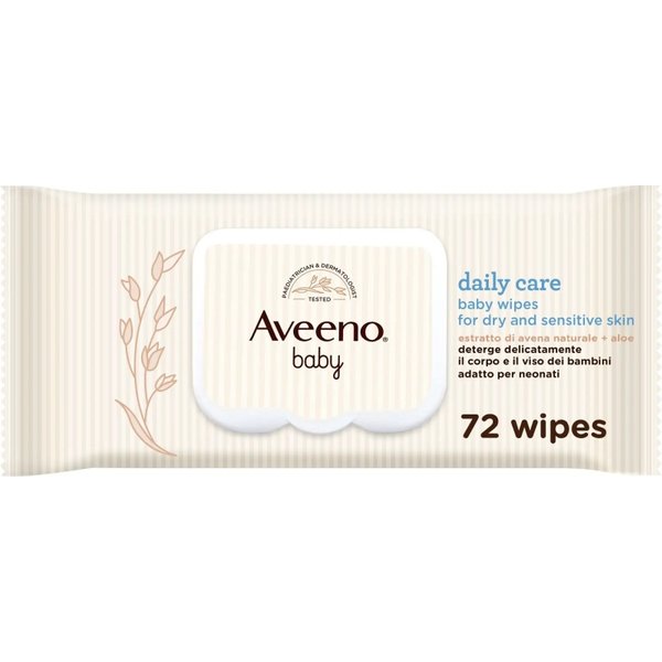 Aveeno Daily Care Baby - 72 Salviettine-image
