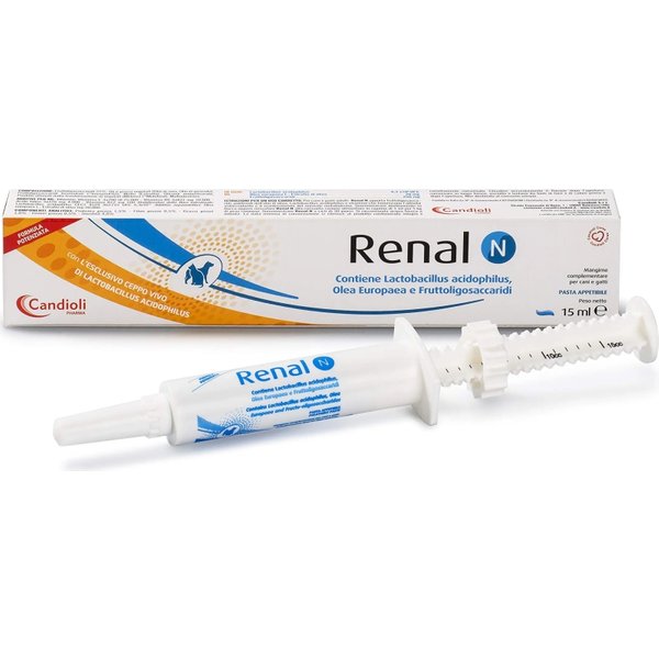 Candioli Renal N Pasta 15 Ml - Integratore Per La Funzione Intestinale Per Gatti-image