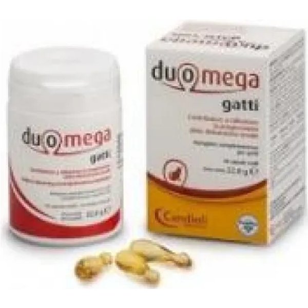 Candioli Duomega Gatti 30 Capsule - Mangime Complementare A Base Di Acidi Grassi-image