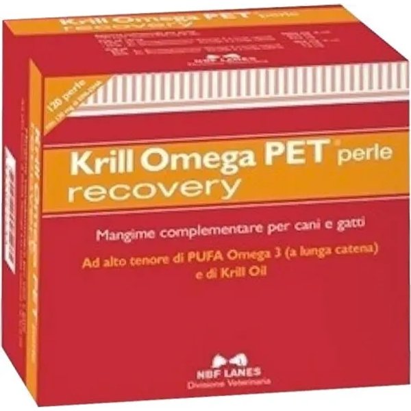 Nbf Lanes Krill Omega 120 Perle - Mangime Complementare Per Cani E Gatti-image